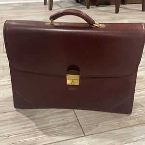 Schlesinger leather briefcase USA